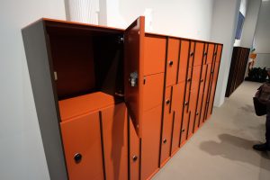 armadietti con serratura lockers colorati - riganelli