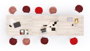 tavolo riunione in legno - riganelli