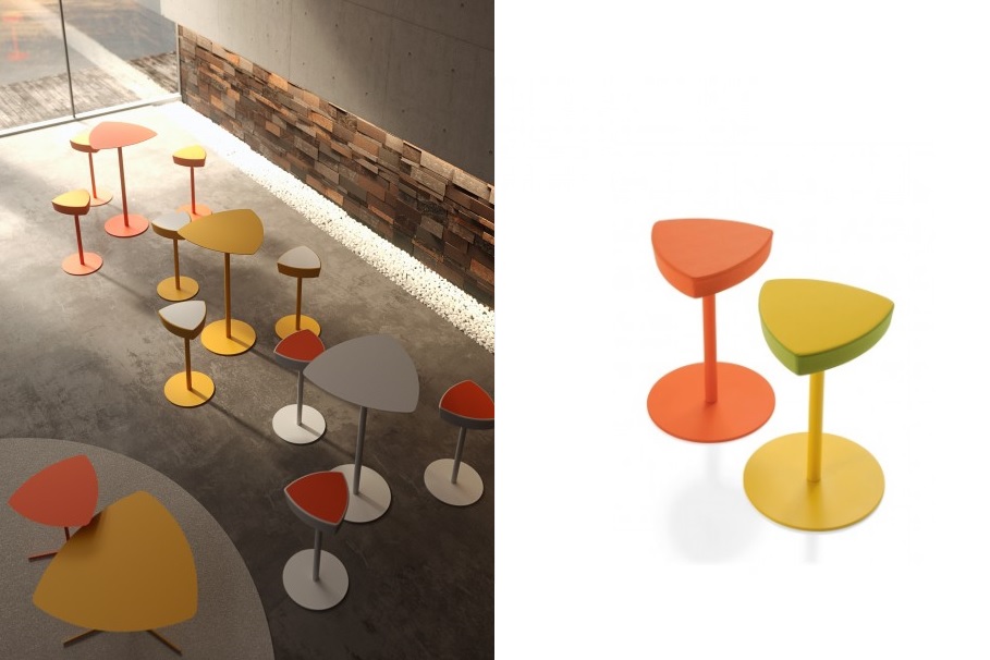 Kensho stool sgabello colore in ufficio design - Riganelli Arredamenti