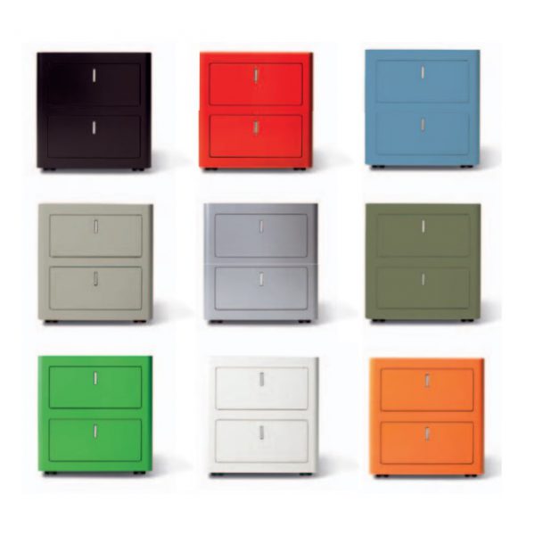 Cbox cassettiera colorata per ufficio - Riganelli Arredamenti
