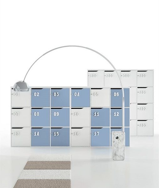 archiviazione lockers armadietti con serratura - riganelli